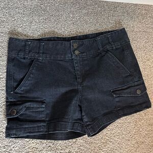 Calvin Klein 30/10 Dark Wash Denim Shorts 99% Cotton Natural Fiber